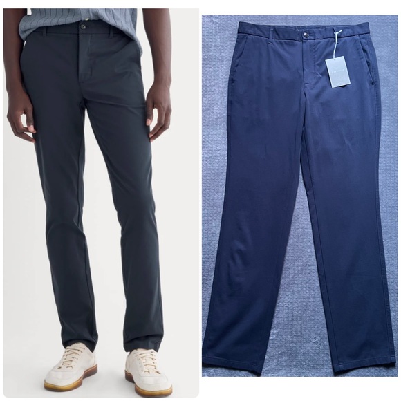 Everlane Other - NEW Everlane Uniform Performance Pant Mens 34x32 Navy Slim Fit Stretch Chino